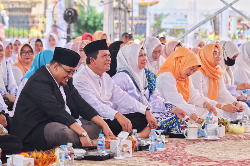 Tabligh Akbar 1 Muharram 1446 Hijriyah tingkat Provinsi Kepri di Gedung Daerah, Tanjungpinang. (foto: diskominfo kepri)
